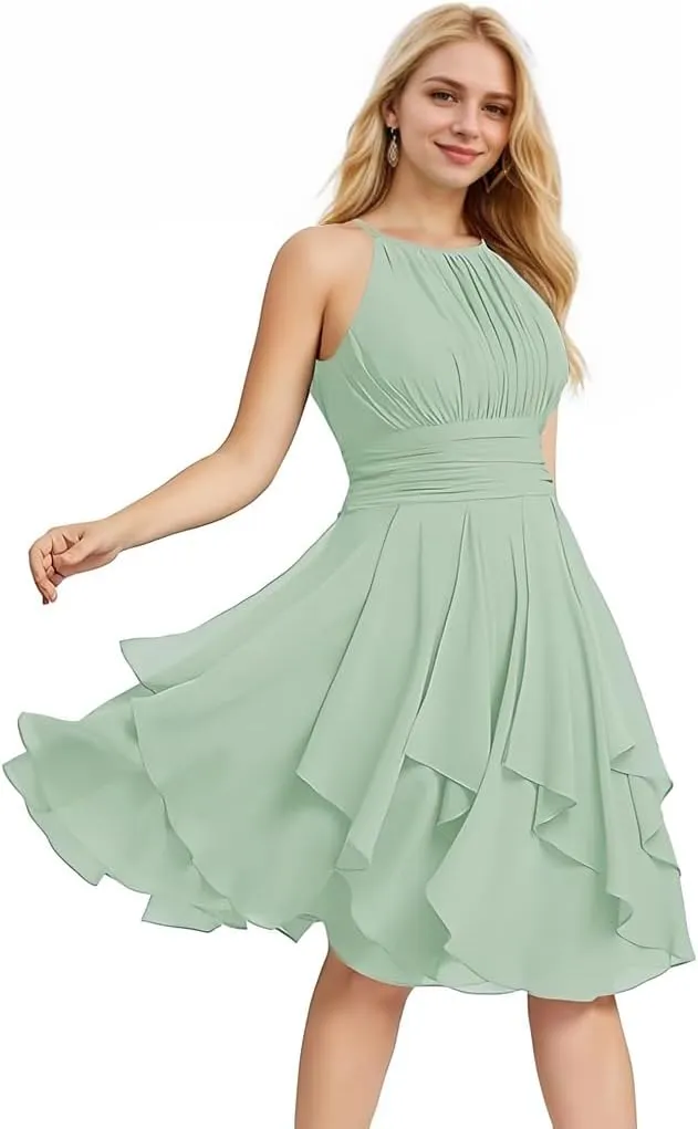 2025 Wedding Guest Dresses for Women Country Bridesmaid Dresses Short Formal Evening Prom Party Gown