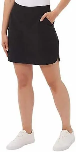 32 DEGREES Womens Pull On Activewear Skort Black