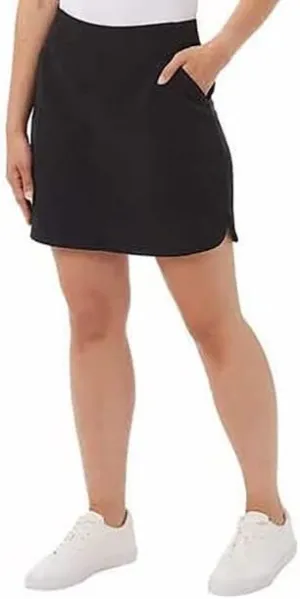 32 DEGREES Womens Pull On Activewear Skort Black