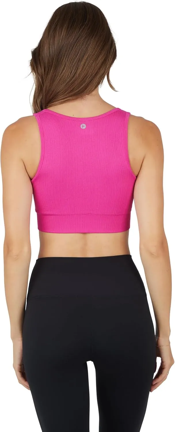 90 Degree By Reflex Womens 2 Pack Seamless Raya V-Neck Tank Top