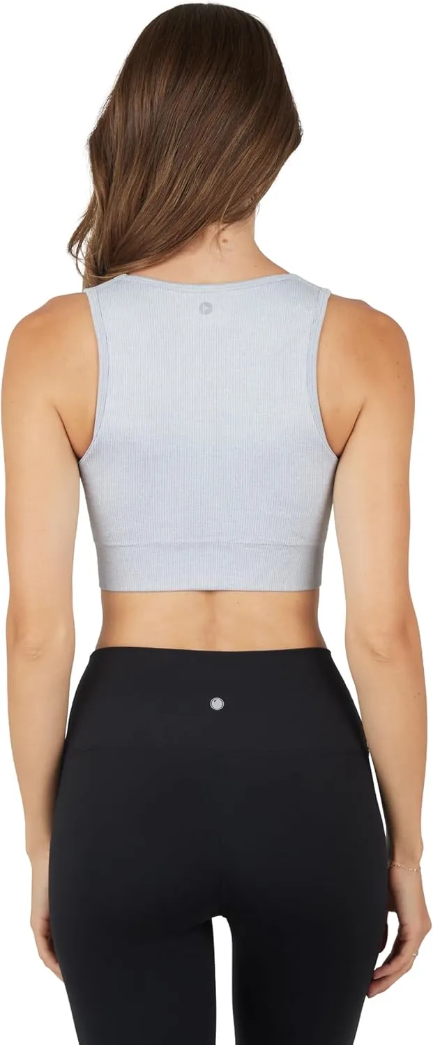 90 Degree By Reflex Womens 2 Pack Seamless Raya V-Neck Tank Top
