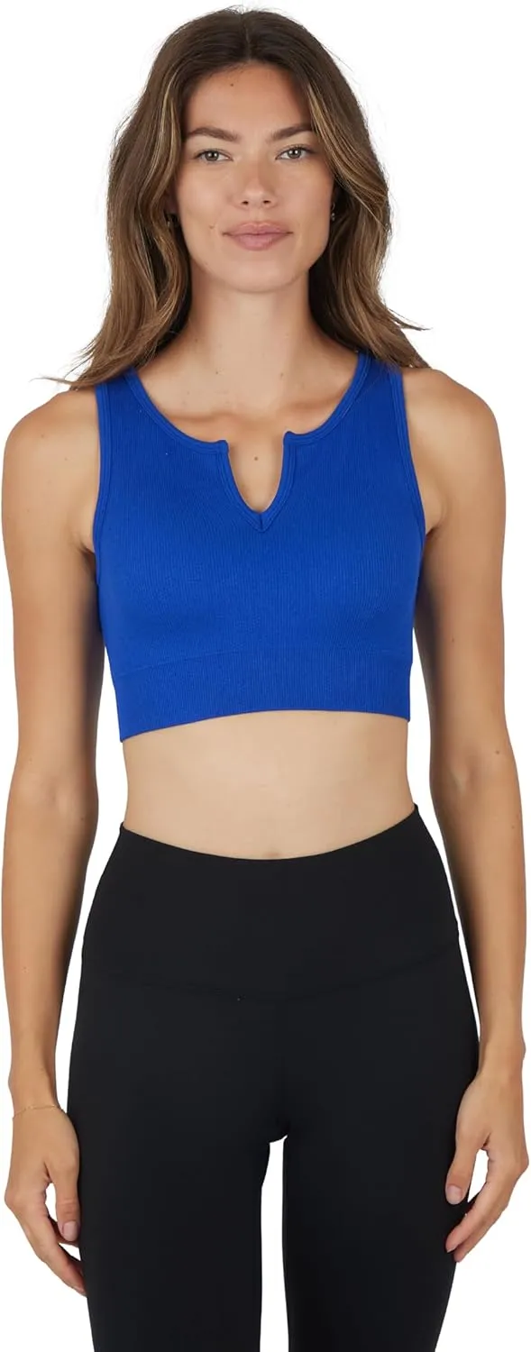 90 Degree By Reflex Womens 2 Pack Seamless Raya V-Neck Tank Top
