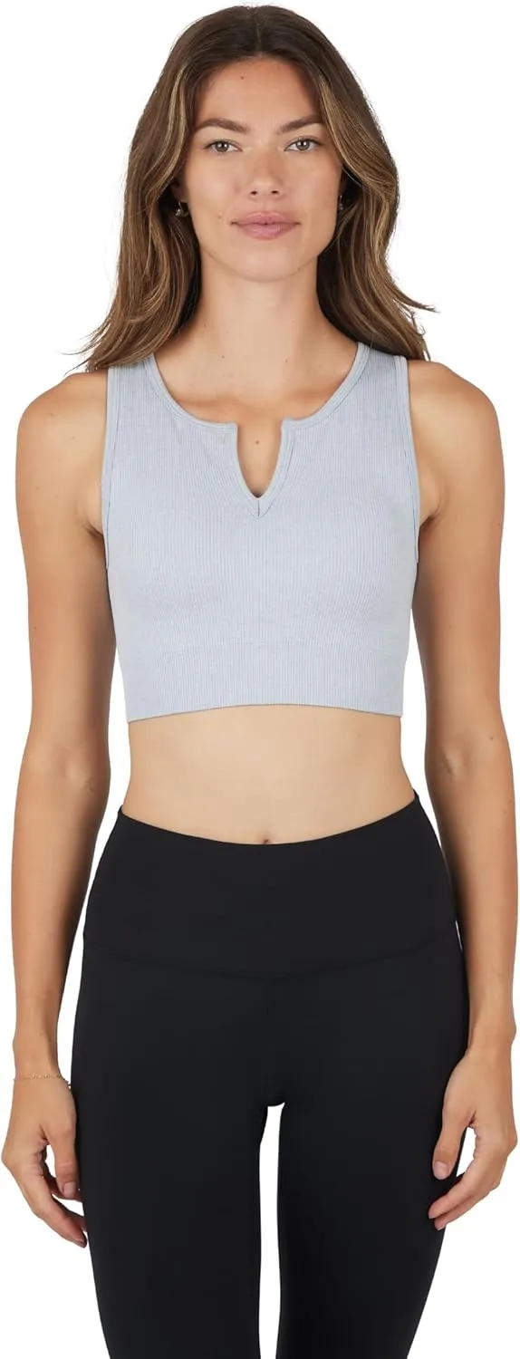 90 Degree By Reflex Womens 2 Pack Seamless Raya V-Neck Tank Top