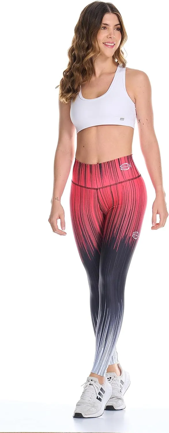 A4U Workout Leggings for Women Activewear Pants Printed Compression Pants