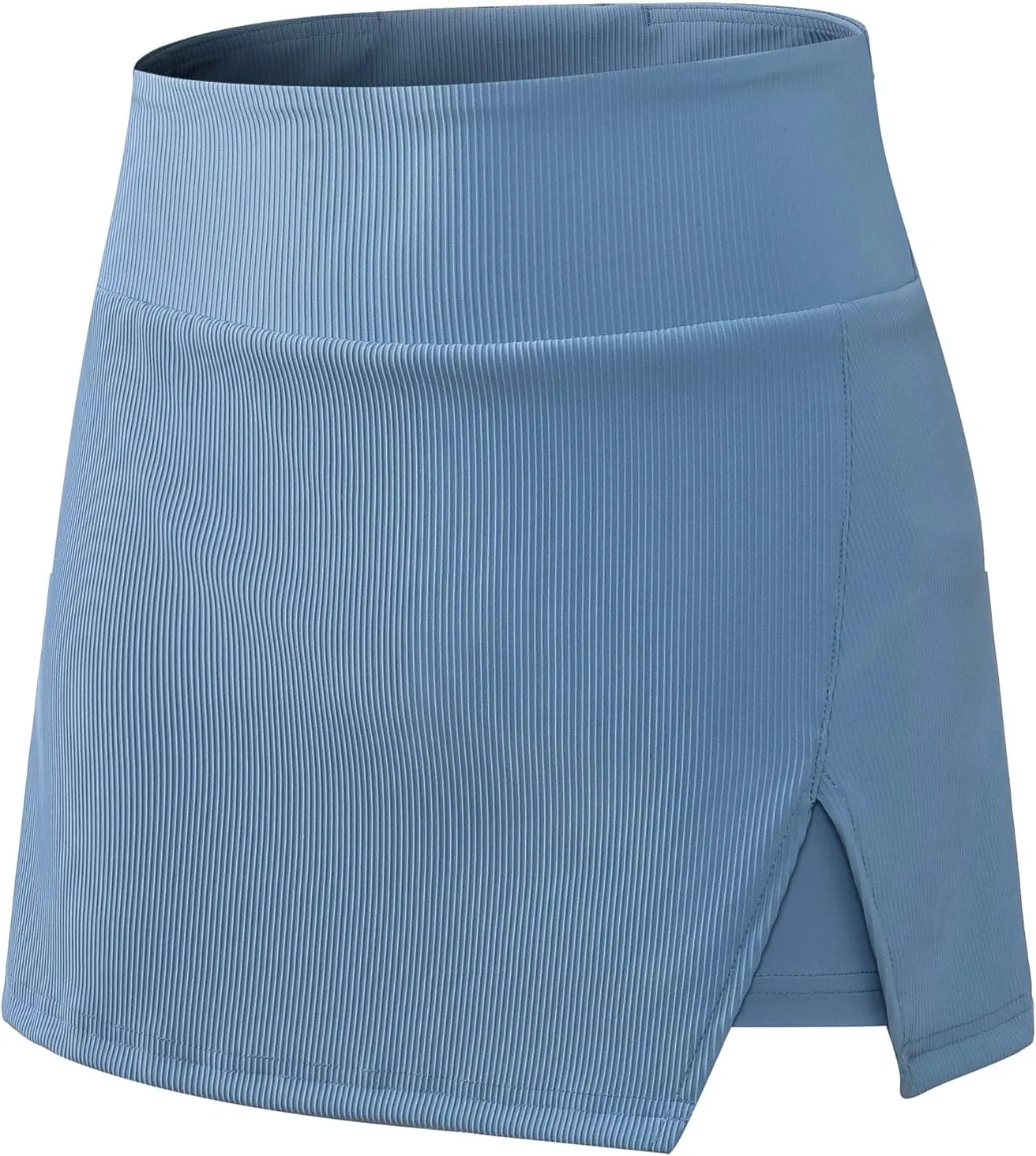 Amxiway Women's Mini Tennis Skirt with Shorts Golf Skort High Waisted Slit Bodycon Athletic Workout Skorts