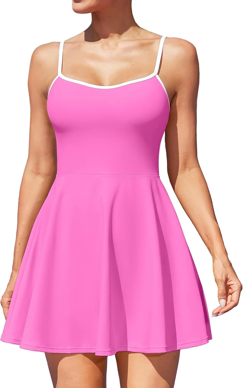 ATTRACO Women's Tennis Dress with Shorts Golf Workout Exercise Activewear
