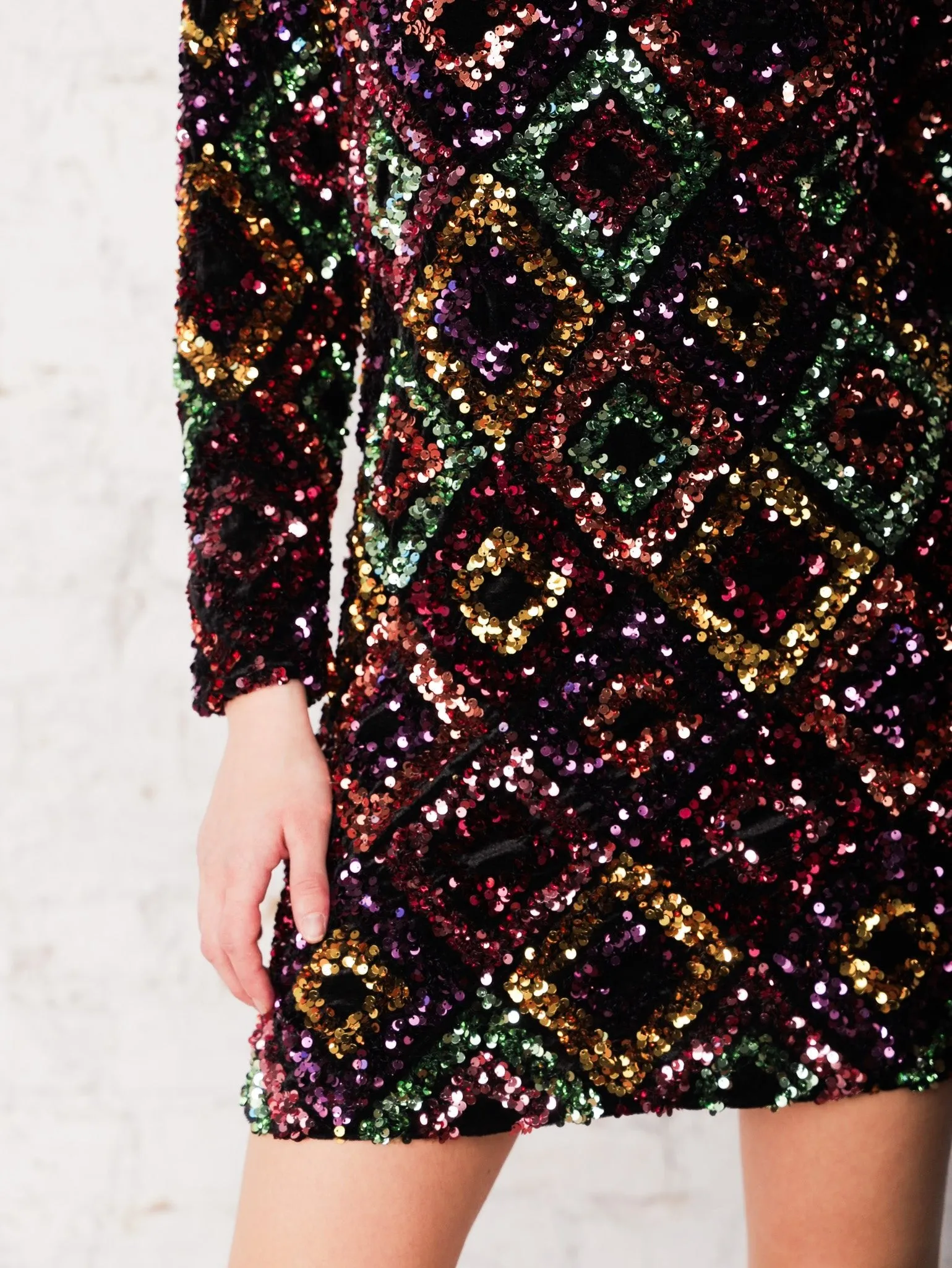 Bella Diamond Sequins Dress