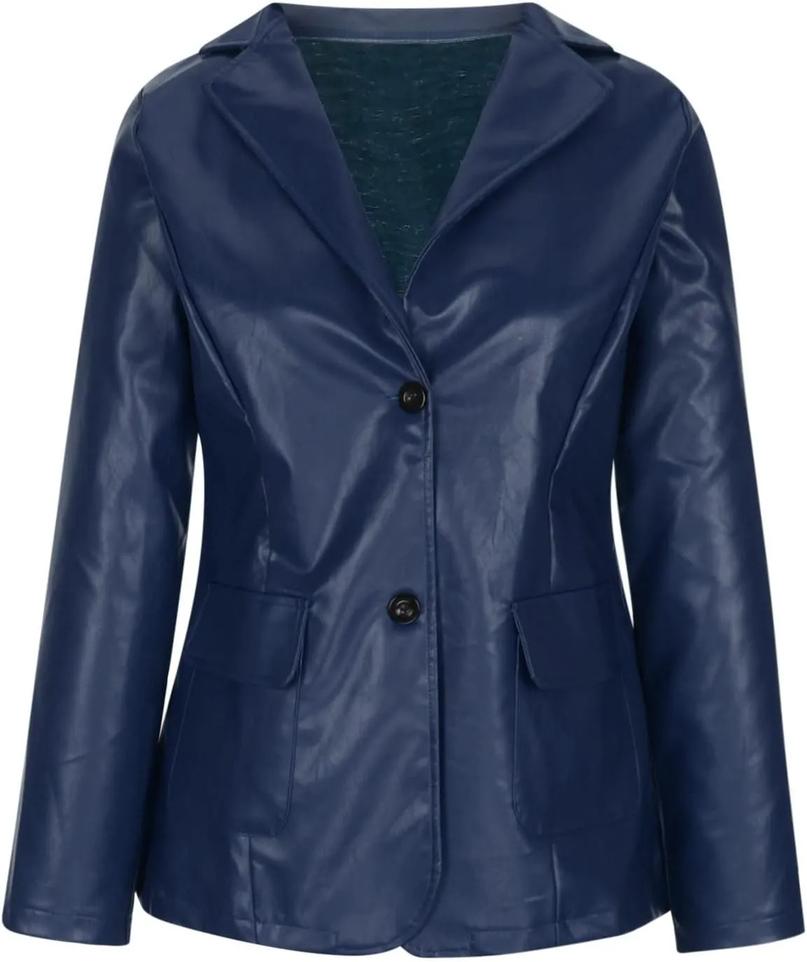 Blazers for Women 2025 Fashion Motorcycle Leather Jacket Coat Dressy Open Front Office Bussiness Blazer Jackets
