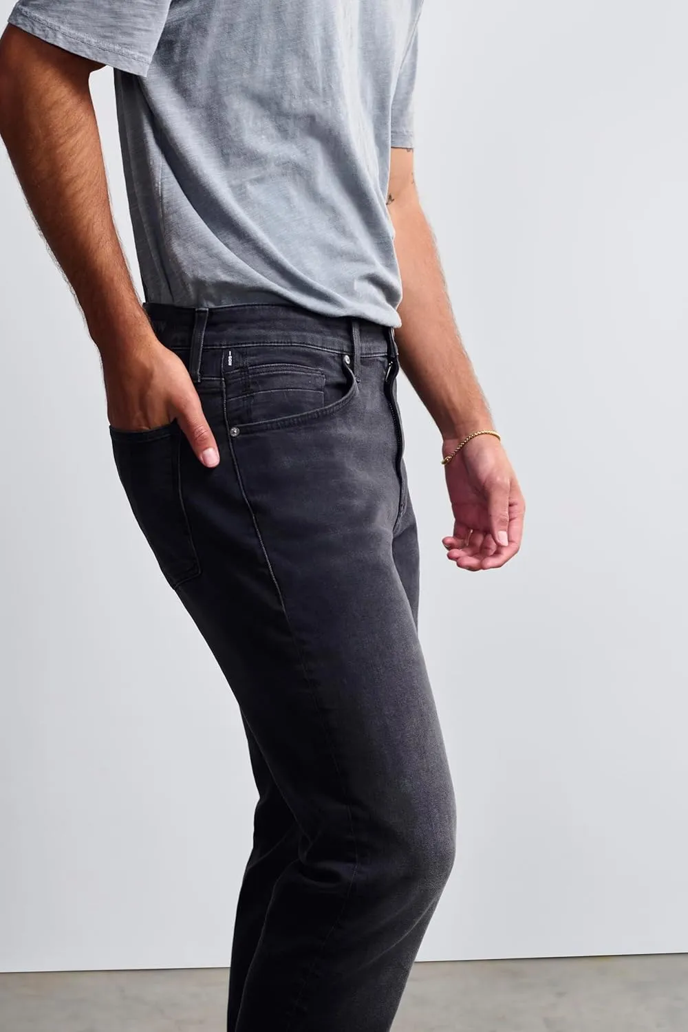 Bridge Men's Regular Rise Straight Leg Jeans