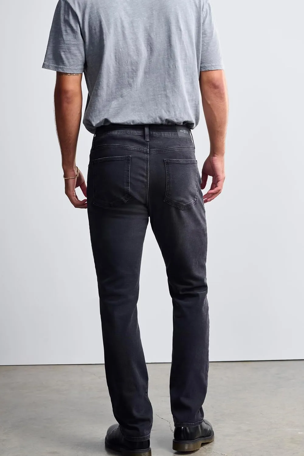 Bridge Men's Regular Rise Straight Leg Jeans