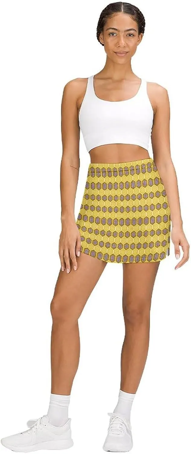 Cute Bird Pattern Mini Pleated Skirts for Women Sexy Mini Skirt Short Cargo Skirt Skater A-line Pleated Skirt
