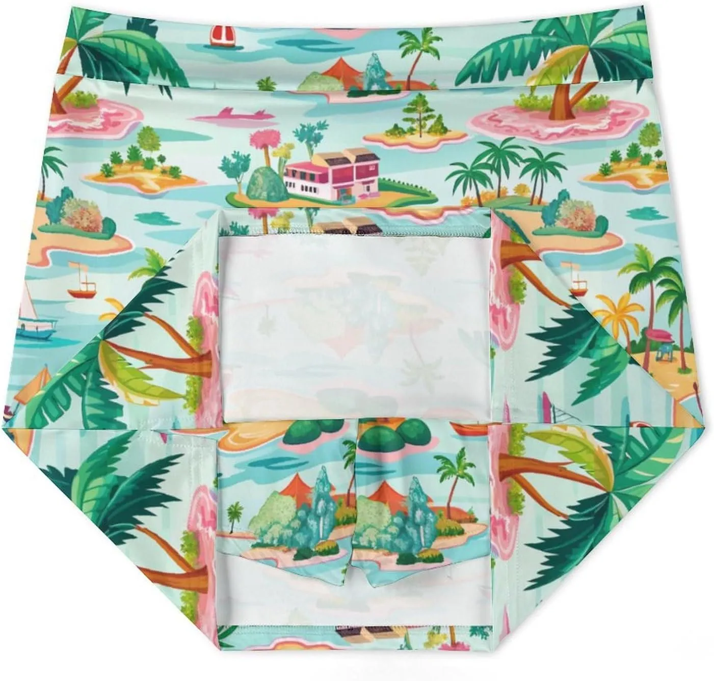 Cute Bird Pattern Mini Pleated Skirts for Women Sexy Mini Skirt Short Cargo Skirt Skater A-line Pleated Skirt