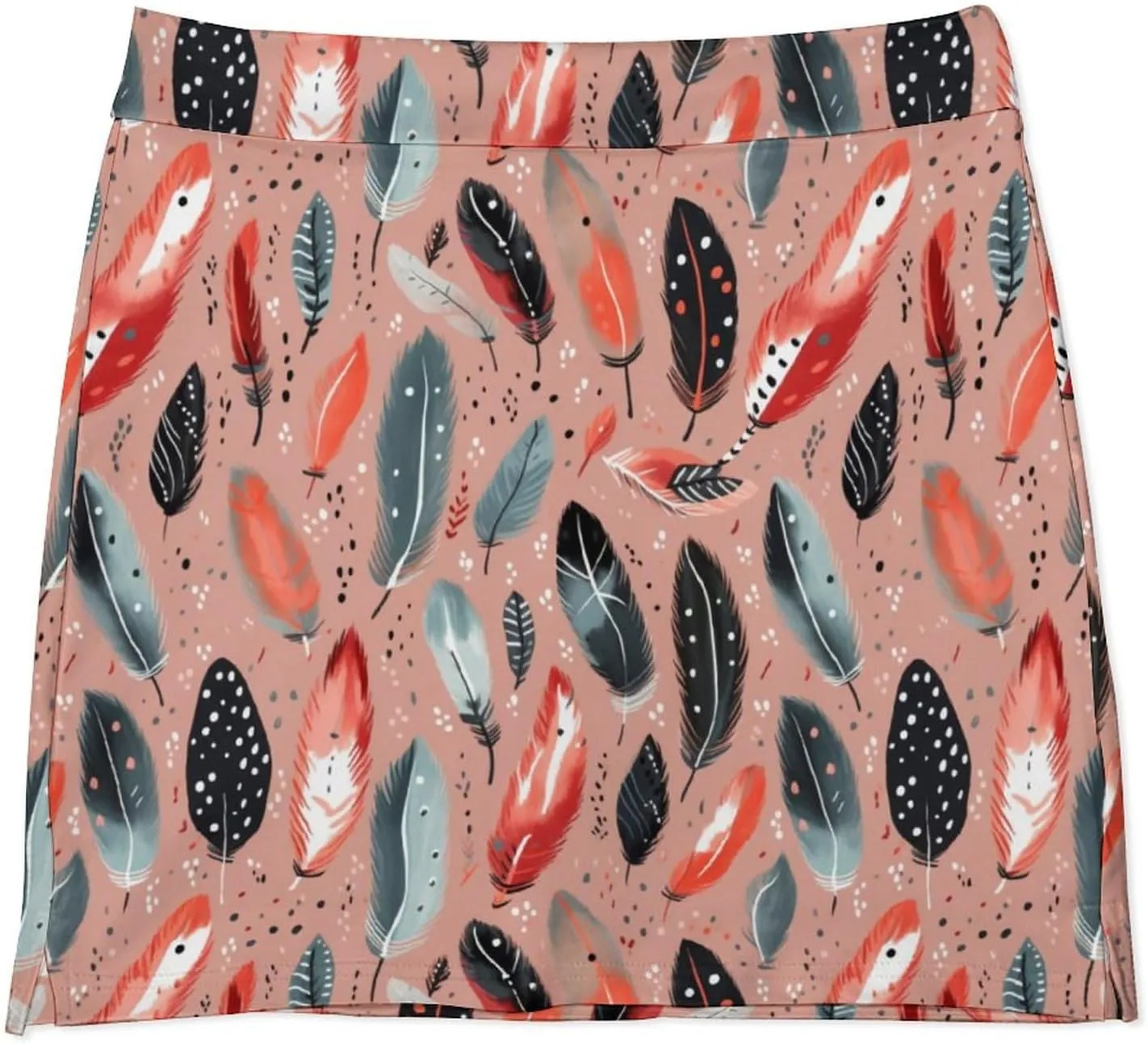 Cute Dogs Tennis Skirts for Women with Pockets High Waisted Athletic Golf Skorts Skirts A-Line Mini Short Skirt