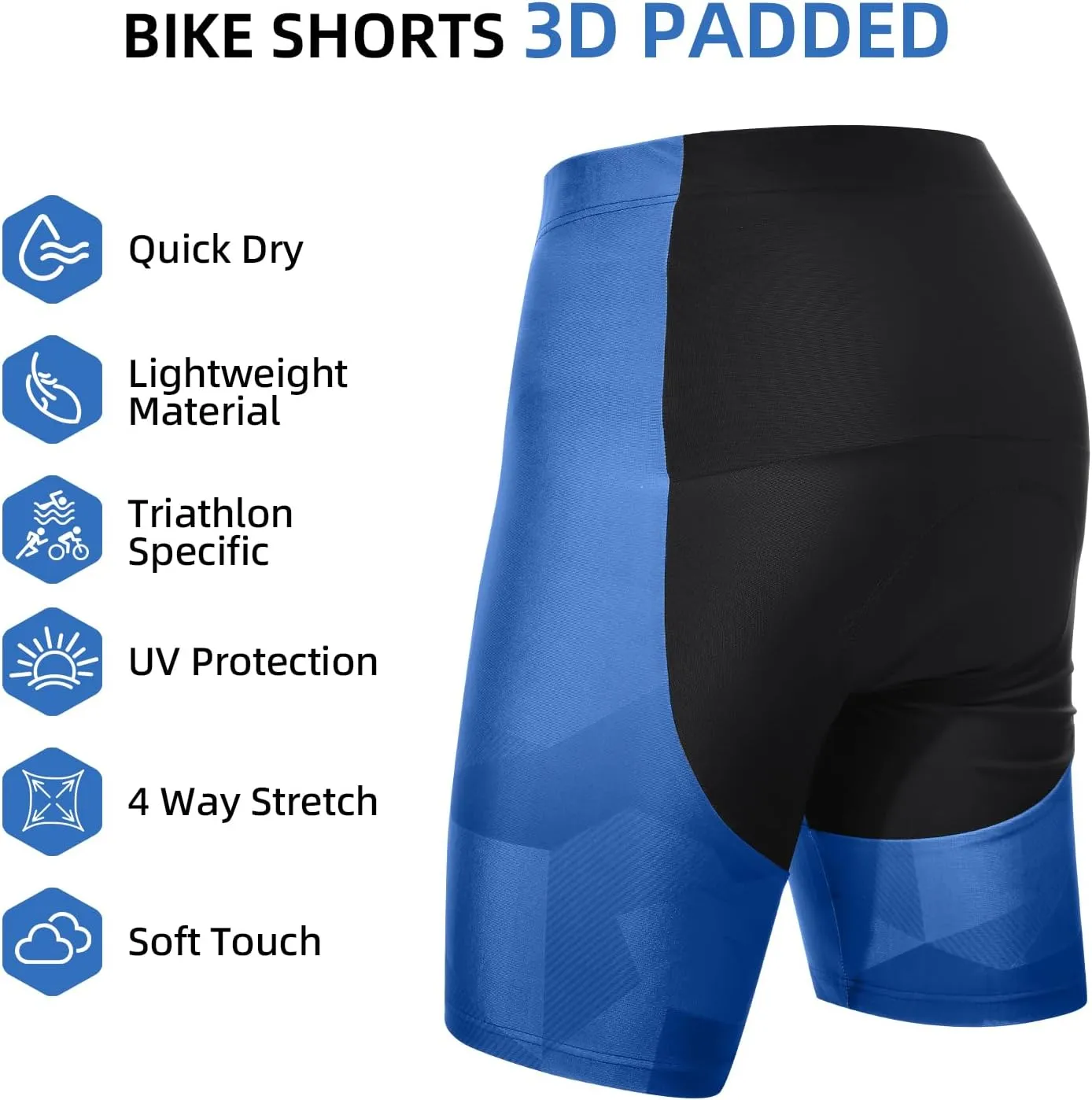 Cycling Jersey Mens Set Reflective Breathable Short Bike Clothing Quick-Dry Bicycle Shirts with 3D Padded Shorts
