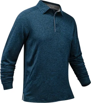 Derminpro Mens Polo Shirts Long Sleeve Quick Dry Athletic Golf T-Shirts