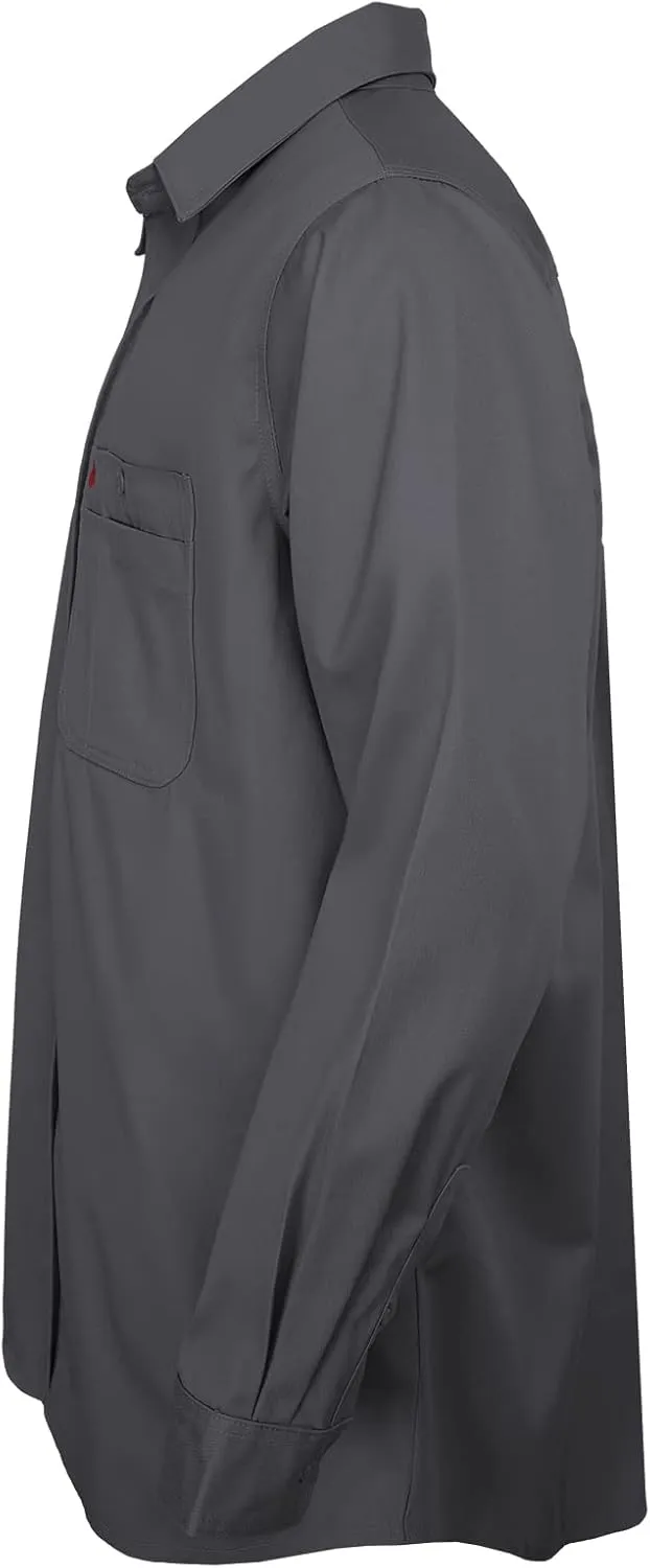 FR Shirts for Men 100% Cotton Flame Resistant Welding Shirts NFPA2112 7.5oz Men's Fire Retardant Shirts