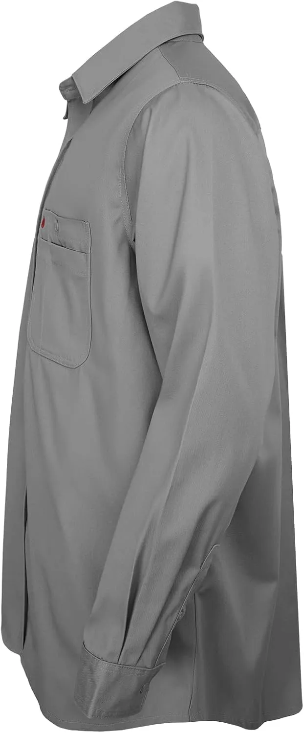 FR Shirts for Men 100% Cotton Flame Resistant Welding Shirts NFPA2112 7.5oz Men's Fire Retardant Shirts