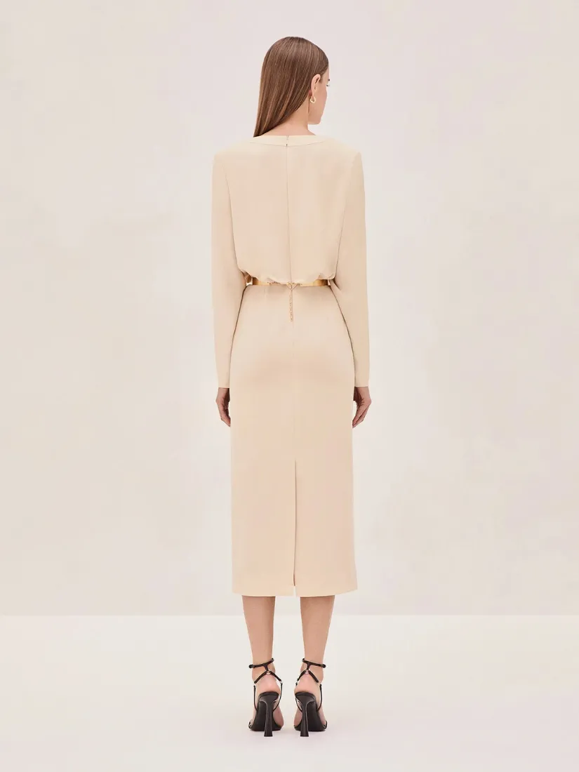 Fraser Midi Dress Cream
