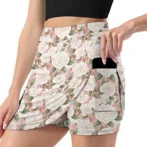 Jellyfish Pattern Mini Pleated Skirts for Women Sexy Mini Skirt Short Cargo Skirt Skater A-line Pleated Skirt