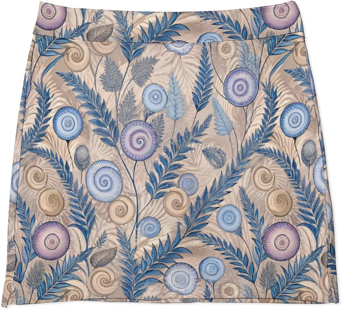 Jellyfish Pattern Mini Pleated Skirts for Women Sexy Mini Skirt Short Cargo Skirt Skater A-line Pleated Skirt