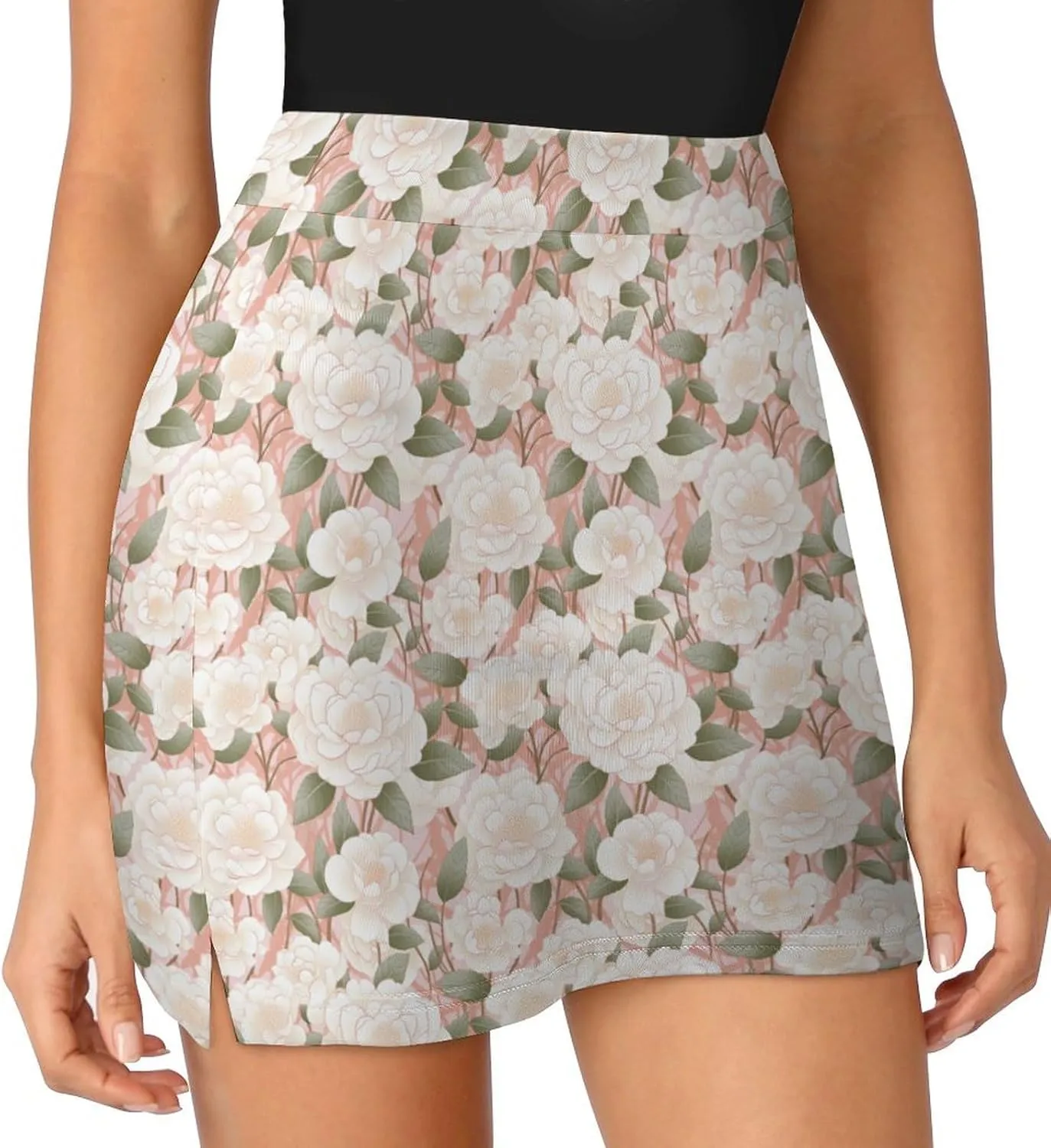 Jellyfish Pattern Mini Pleated Skirts for Women Sexy Mini Skirt Short Cargo Skirt Skater A-line Pleated Skirt