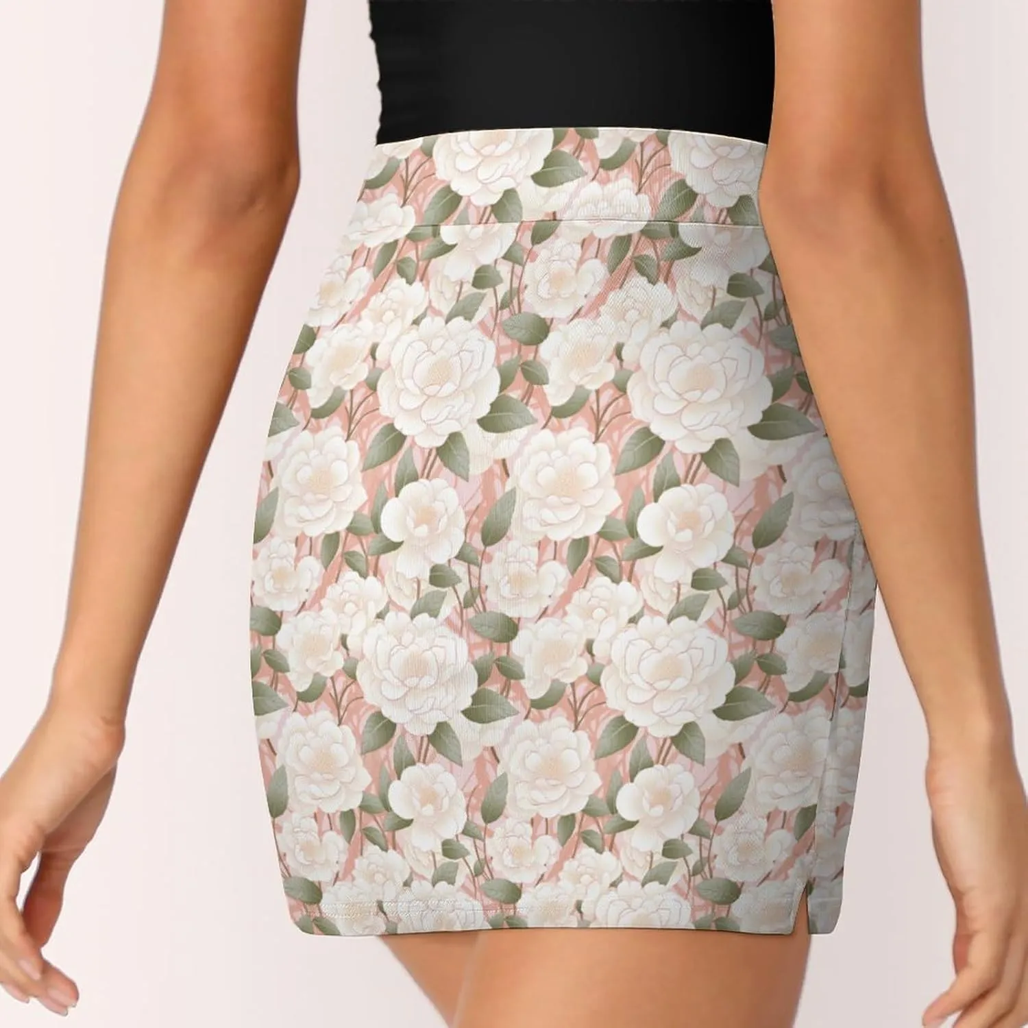 Jellyfish Pattern Mini Pleated Skirts for Women Sexy Mini Skirt Short Cargo Skirt Skater A-line Pleated Skirt
