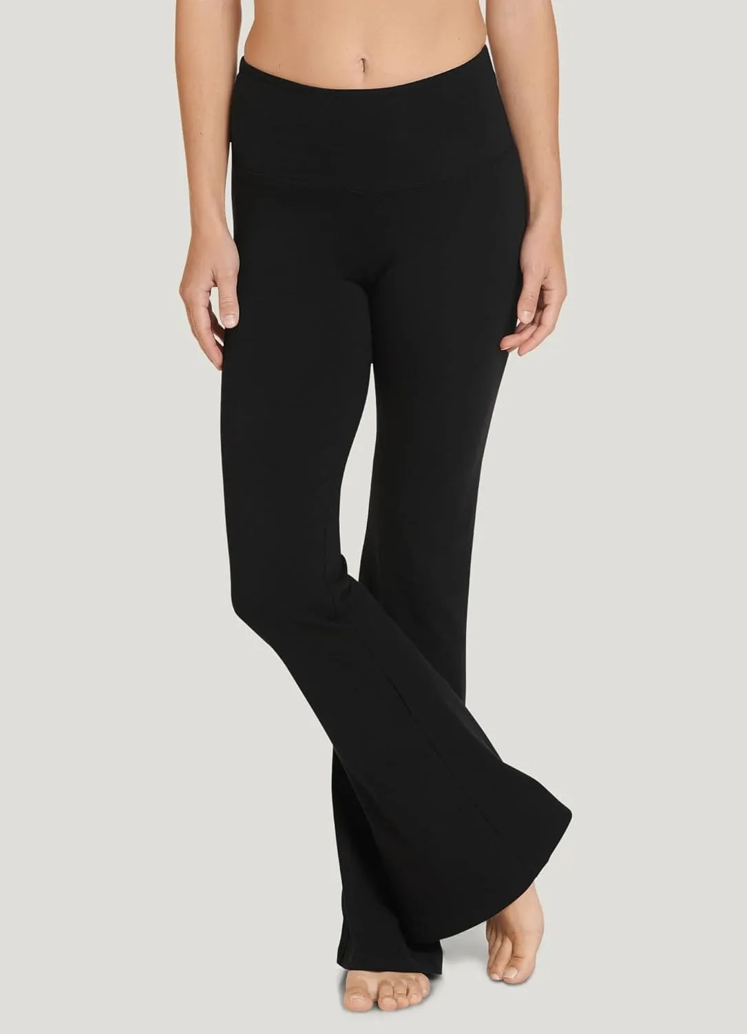Jockey Women's Activewear Cotton Stretch Slim Yoga Flare Pant
