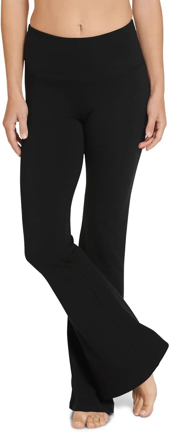 Jockey Women's Activewear Cotton Stretch Slim Yoga Flare Pant