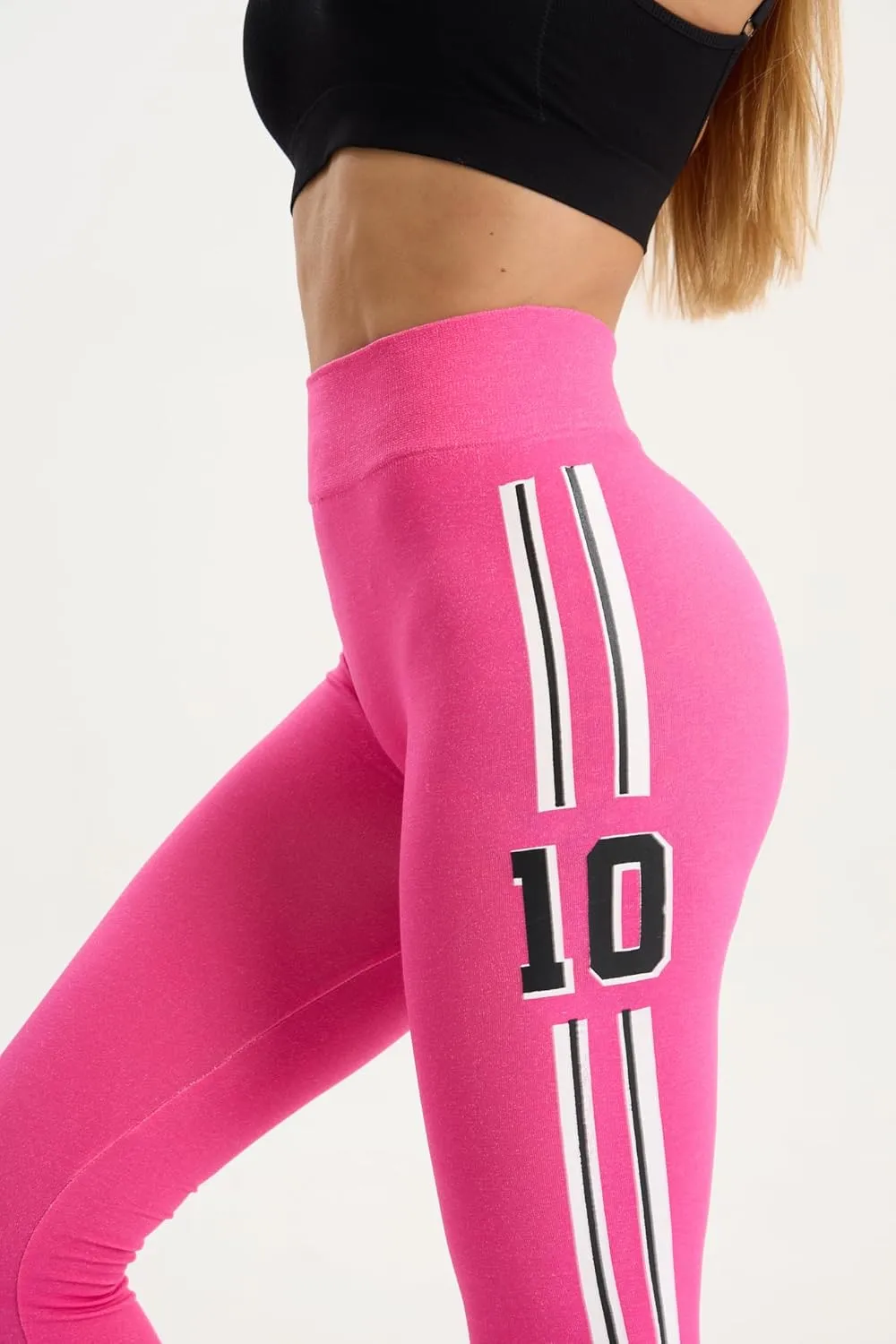 just one Womens High-Waisted Leggings; Coordinated 4-Pack Designs for Workout, Lounging, and Everyday Comfort.