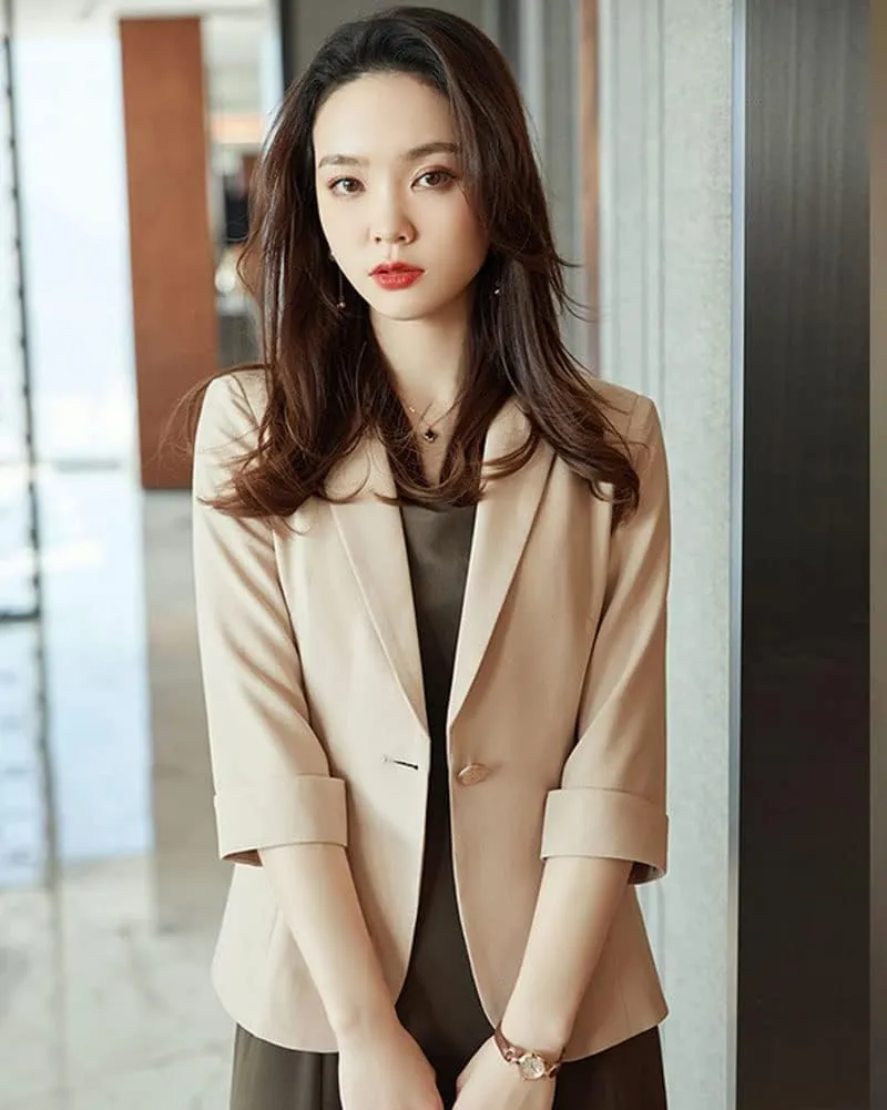 Kedera Womens Blazers & Suit Jacket Casual Work Blazer Office Jacket Slim Fit Blazer for Business Lady
