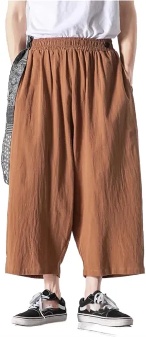 Men' Harem Pants Casual Trousers Man Streetwear Big Size Korean Male Sweatpants Loose