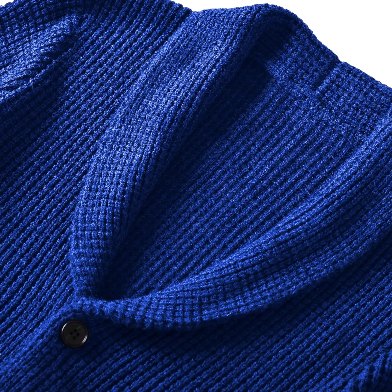 Men's Shawl Collar Cardigan Sweater - Cable Knit, Button-Up, Merino Wool - A Modern Classic That Never Goes Out of Style