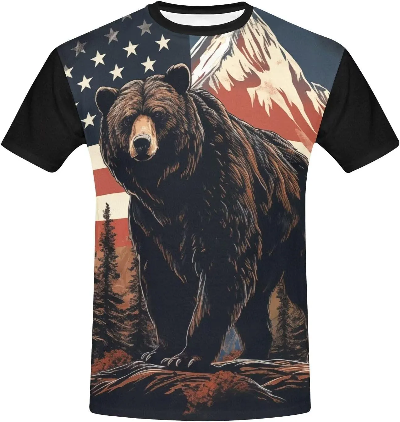 Men's Soft T-Shirts Crewneck Short Sleeve Fashion Casual Shirts for Father Husband Son Friends