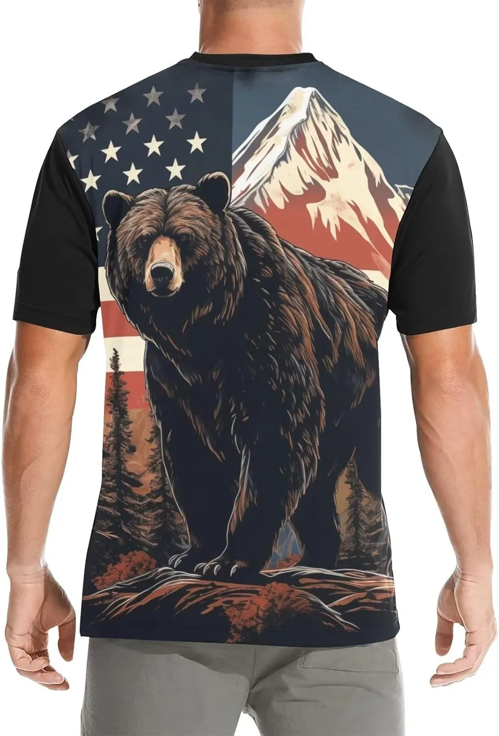 Men's Soft T-Shirts Crewneck Short Sleeve Fashion Casual Shirts for Father Husband Son Friends
