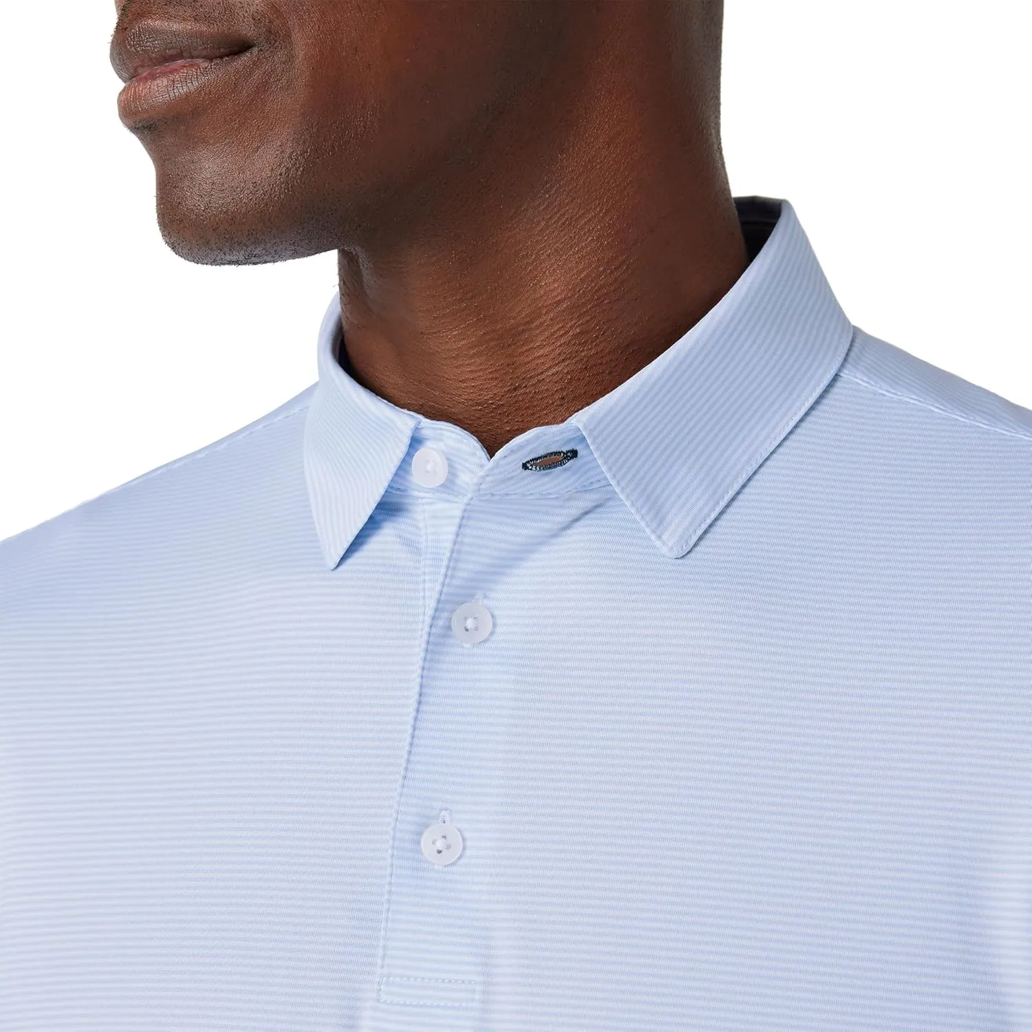 Mizzen Main Versa Men's Performance Short-Sleeve Polo - Lightweight, Moisture-Wicking, UPF 50 , 4-Way Stretch - Trim Fit