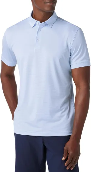 Mizzen Main Versa Men's Performance Short-Sleeve Polo - Lightweight, Moisture-Wicking, UPF 50 , 4-Way Stretch - Trim Fit
