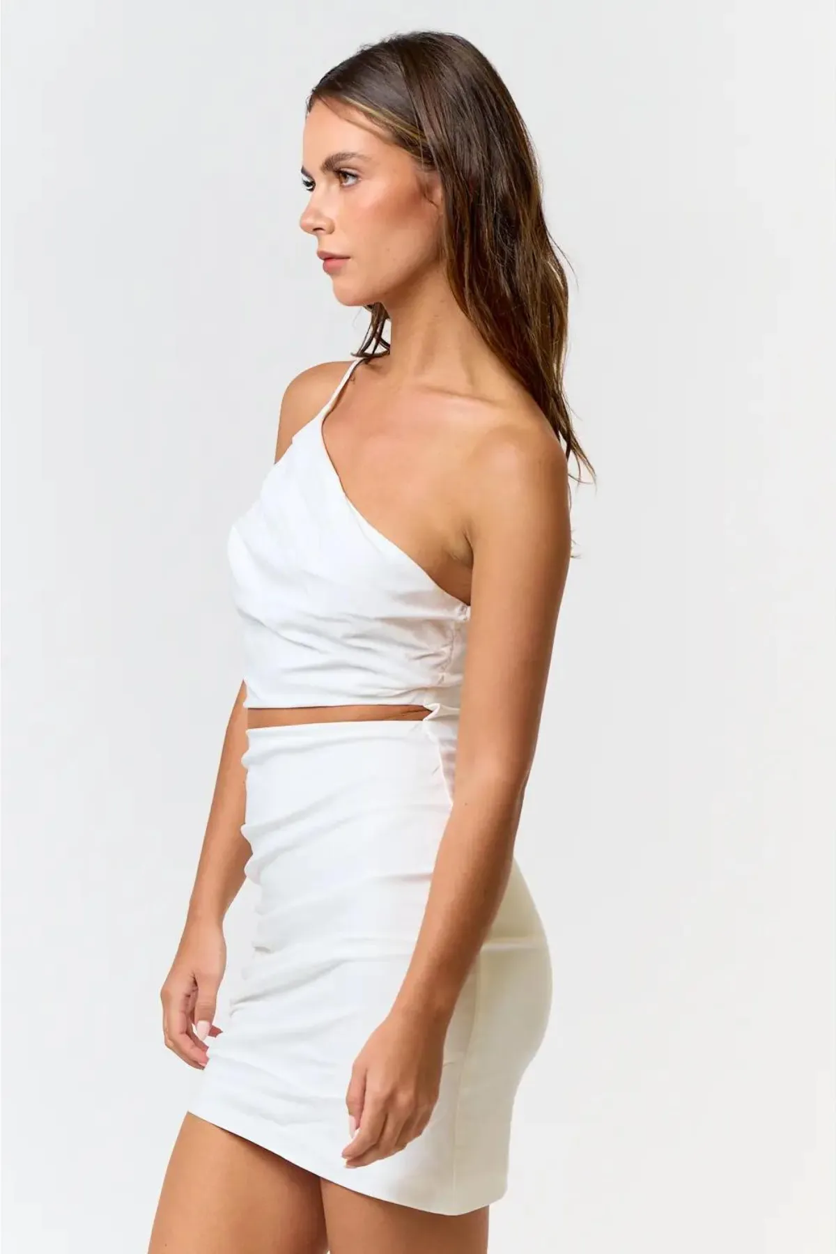 Moonlit Muse Mini Dress White