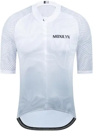 MOXILYN Men's Cycling Jersey Short Sleeve with 4 Pockets Moisture Wicking Breathable Quick Dry MTB Biking Shirt