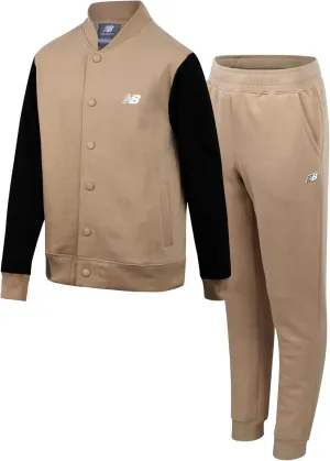 New Balance Boys Jogger Pants Set - 2 Piece Bomber Jacket and Fleece Cargo Joggers Set - Boys Activewear Fleece Jogset (8-20)