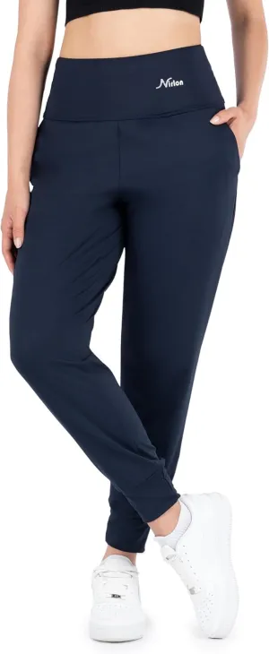 Nirlon Lightweight Joggers for Women - Lounge Pants with Pockets Women Wear for Workout Yoga Or Daily Use