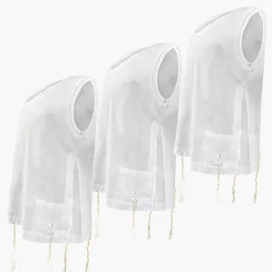 Pack of Boys Tzitzit T-Shirt Kosher Sephardic - Round Neck by Melechet Machshevet Judaica-100% Cotton Tallit Katan Undershirt