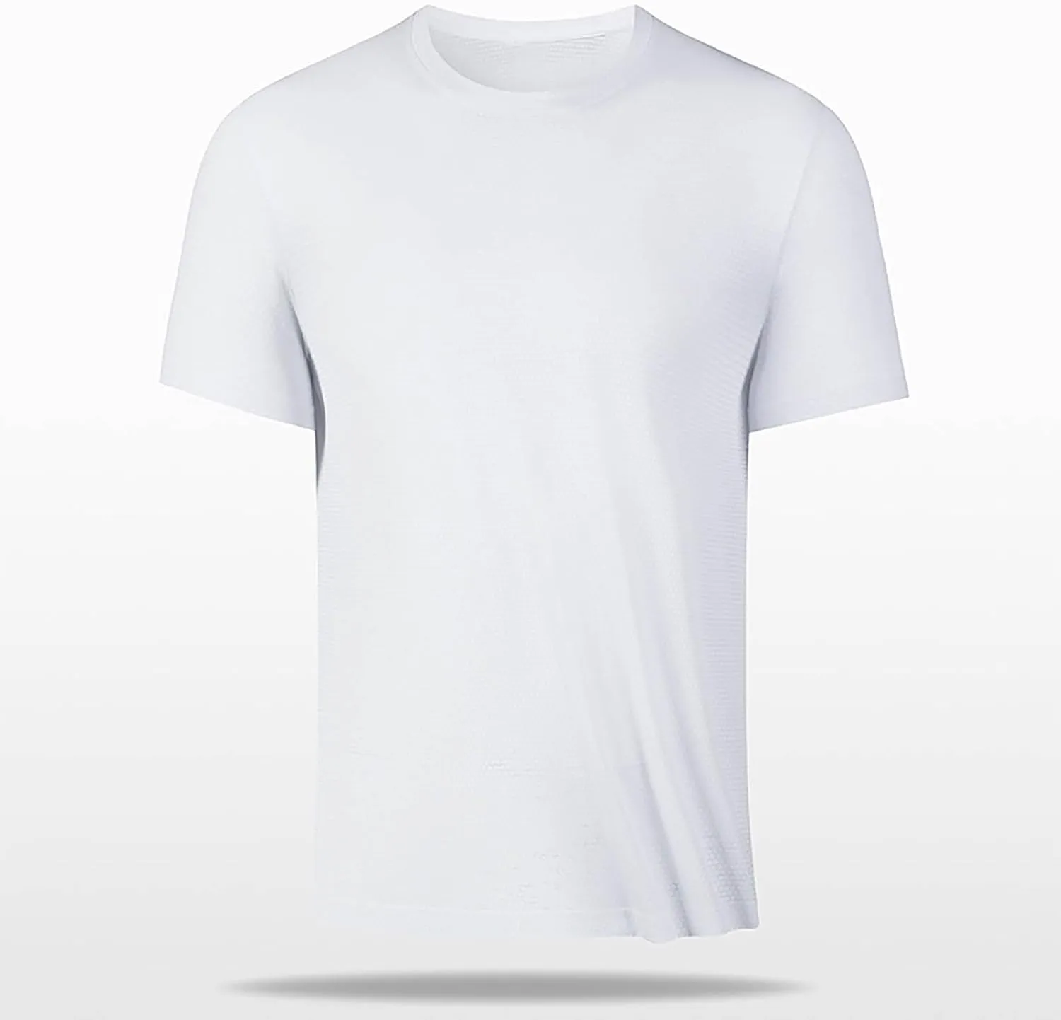 Shirts for Men 4 Pack Lightweight Workout Short Sleeve Crewneck Slim Fit T-Shirts Casual Quick Dry Running Gym Tee
