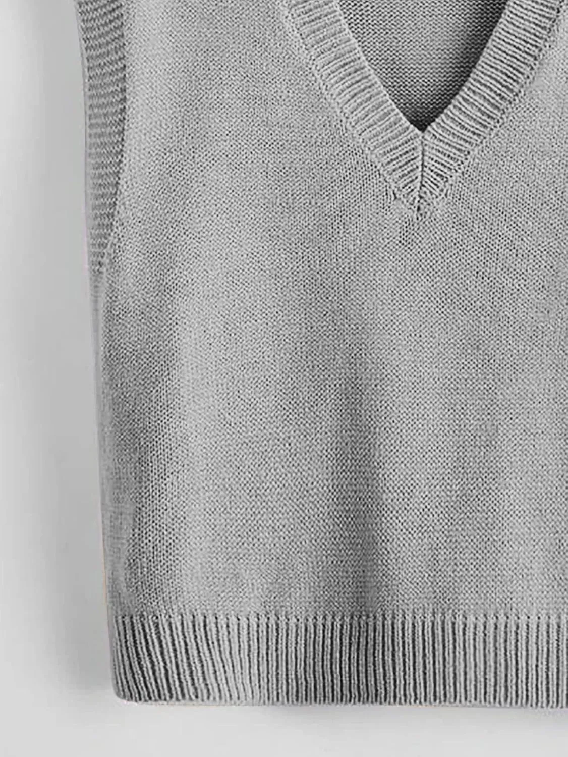 SOLY HUX Women's Sleeveless V Neck Sweater Vest Trendy Pullover Knitwear Tank Tops