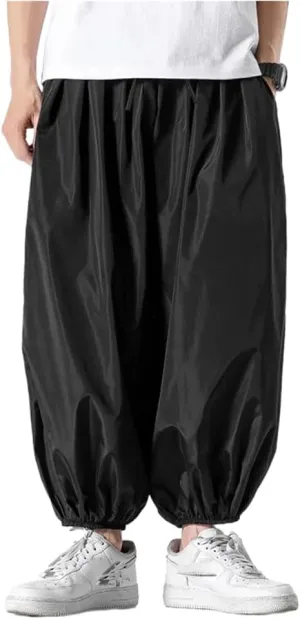 Streetwear Harem Pants Mens Solid Color Casual Man Style Spring Summer Men' Trousers