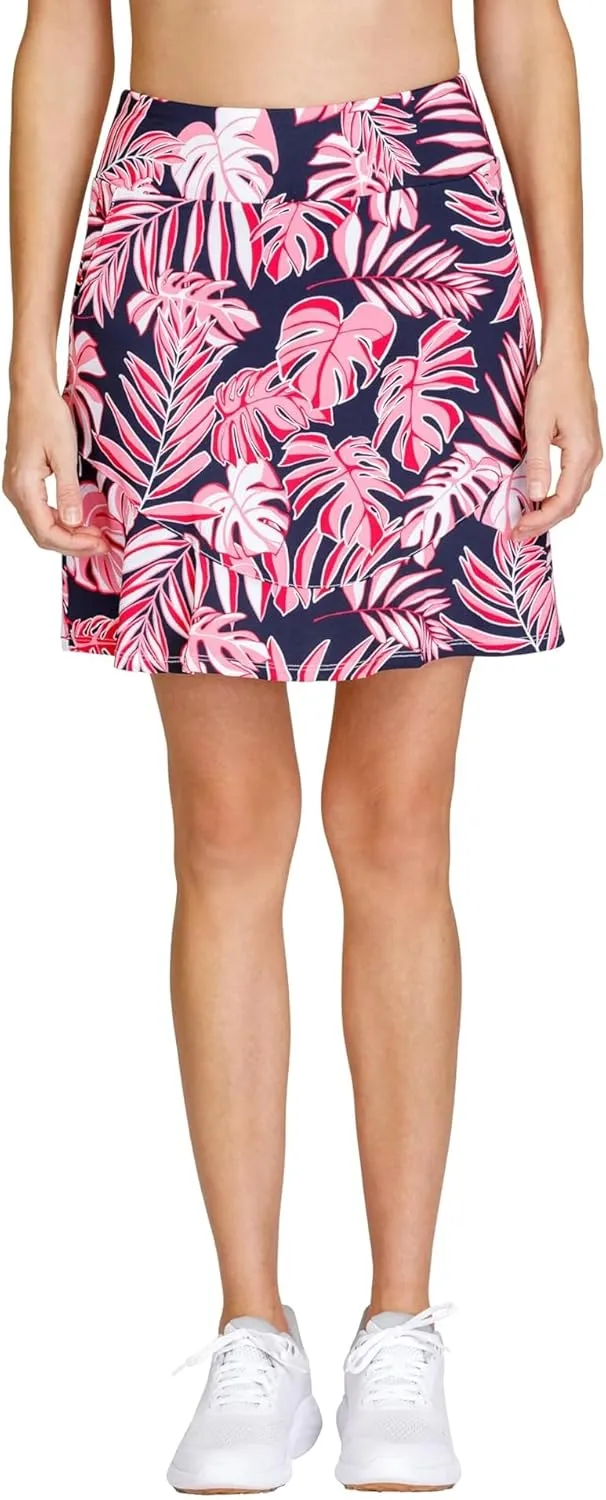 Tail Activewear Jelena 19" Pull-On Golf Skort Stellar Foliage MD 19
