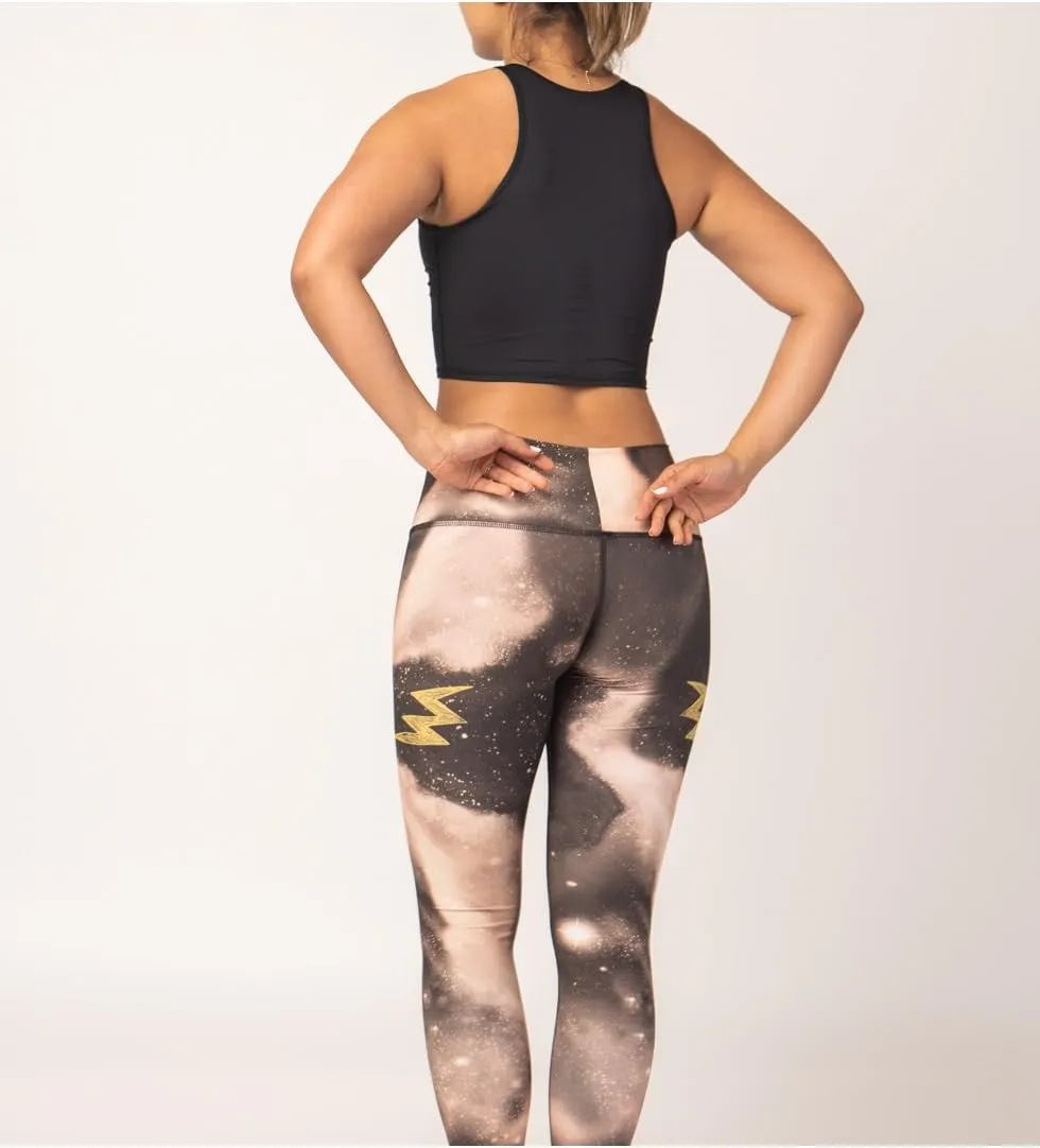 teeki Hot Pants Leggings for Women, USA Made Sustainable Eco Luxury Activewear Quick Dry