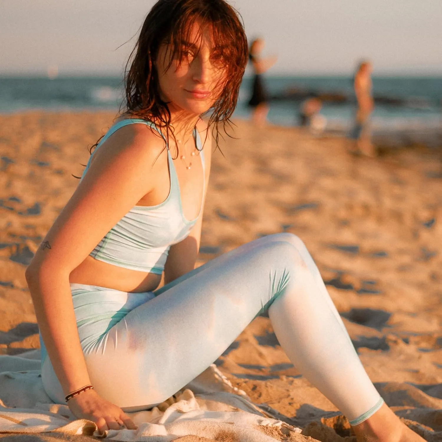 teeki Hot Pants Leggings for Women, USA Made Sustainable Eco Luxury Activewear Quick Dry