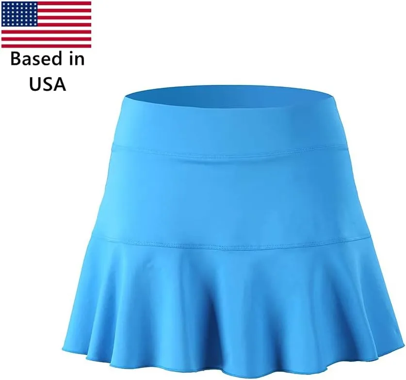 Tennis Skirts for Women Golf Skirt Tennis Skort Pleated with Side Inner Pockets Indoor Exercise,Runs Large