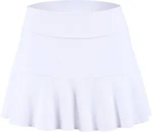 Tennis Skirts for Women Golf Skirt Tennis Skort Pleated with Side Inner Pockets Indoor Exercise,Runs Large