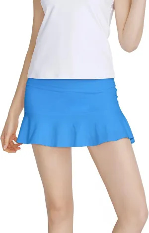 Tennis Skirts for Women Golf Skirt Tennis Skort Pleated with Side Inner Pockets Indoor Exercise,Runs Large